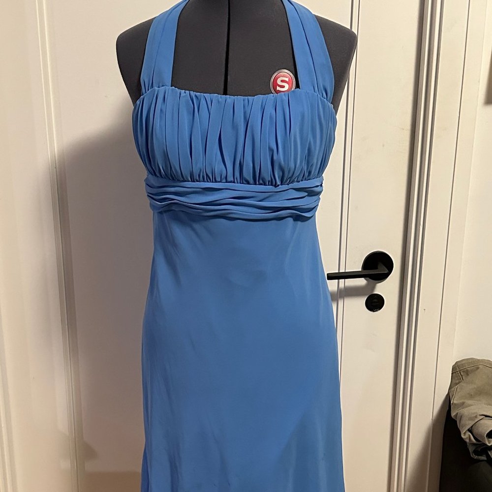 Davids Bridal Cornflower Blue Convertible Dress
